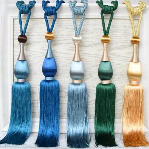 European Style Large Living Room Curtain Tassel New Simple Modern Hotel Wedding Tassel Strap bolas decorative balls