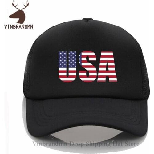 Hot sale USA Flag Star Printed Striped Printed Baseball cap 2021 fashion Fishing hat Casual Soft cotton youth all-match sun hats