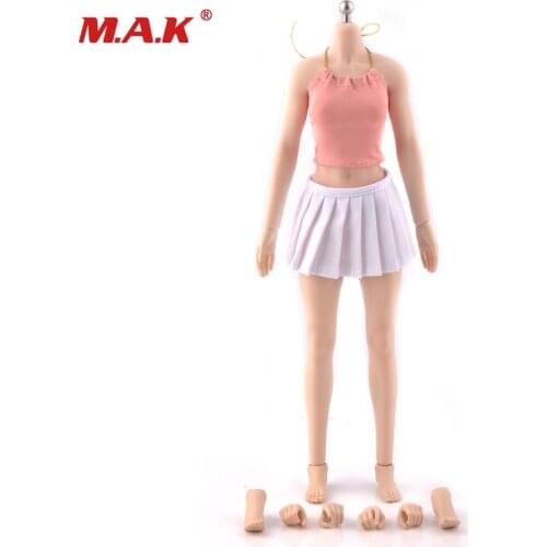 1/6 Scale S16A Female Body Super Flexible Female Seamless Body Figure Model Pale Color Medium Breast Doll Toys