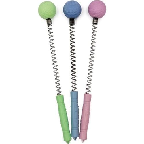 1PC/2PCS Body Massage Hammer Golf Ball Elastic Silicone Non Slip Manual Beat Fatigue Relieve Stress Relax Neck Beat Back Hammer