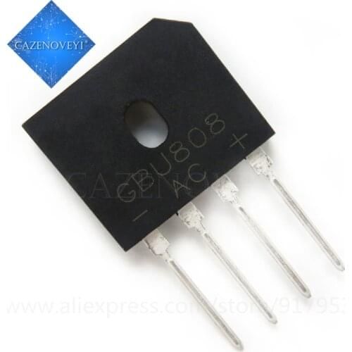 10pcs/lot GBU808 800V 8A GBU810 8A 1000V power Diode Bridge RectifierIn Stock