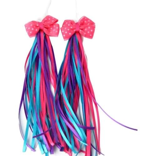 2pcs Lace Children Bike Streamers Bike Handlebar Toy Decoration Bicycle Streamers Bicycle Handlebar Ribbon Kids Scooter Tassels
