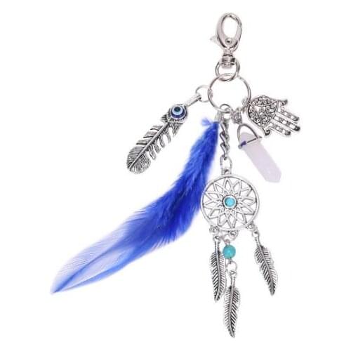50pcs/lot fedex fast bohemian style woman tassel keychain lady Women tassel Bag Keys Accessories