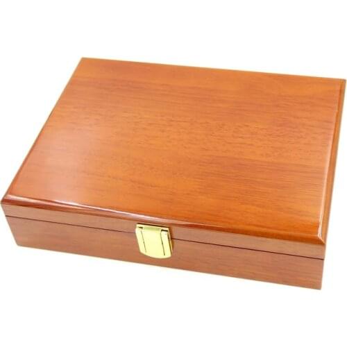 Free Shipping Luxury Cufflinks Gift Box Cufflinks box High Quality Painted Wooden Box Authentic Jewelry Carrying Case