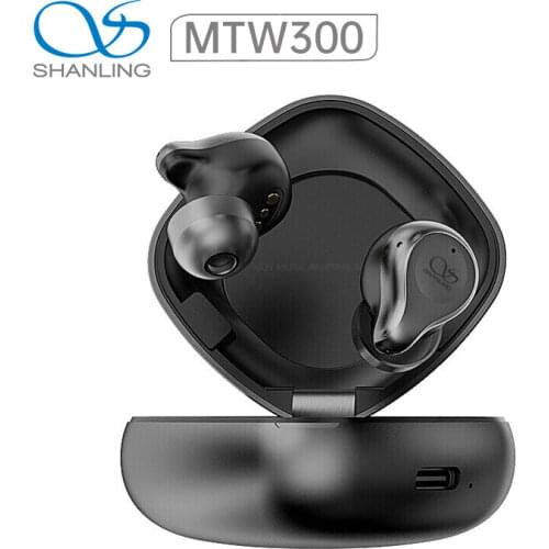Shanling MTW300 TWS Bluetooth Earphones Dynamic IPX7 Waterproof Earbuds Up to 35 Hours Battery Life