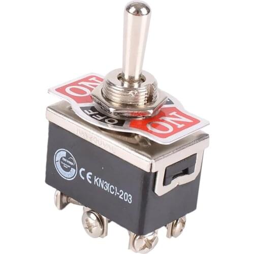 DPDT High-Current Mini Toggle Switch On Off On High Performance