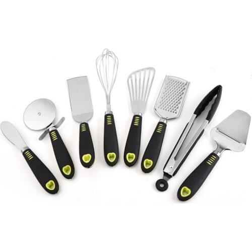 Stainless Steel Kitchenware Pizza Cutter Egg Beater Pizza Shovel Pastry Food Clip Kitchen Tools High Quality