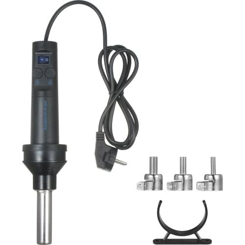 Mini Heat Gun 420W Portable Hot Air Gun Adjustable Temperature & Air Flow Heat Gun for Paint Removal Adhesive Welding