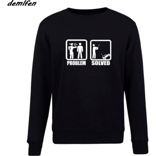 Men Fleece pullover Hoodie Car Model Off Road Alloy Diecast Casual Sweatshirts Funny Coat Tops Harajuku Streetwear