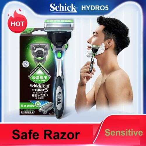 Genuine 2018 Original Schick Hydro 5 Razor Best Shaving Razor for man men male 1 razor + 1 blade in stock