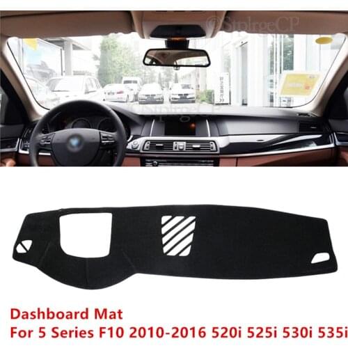 For BMW 5 Series F10 2010-2016 520i 525i 530i 535i Anti-Slip Mat Sunshade Dashmat Protect Carpet Dashboard Cover Pad Accessories