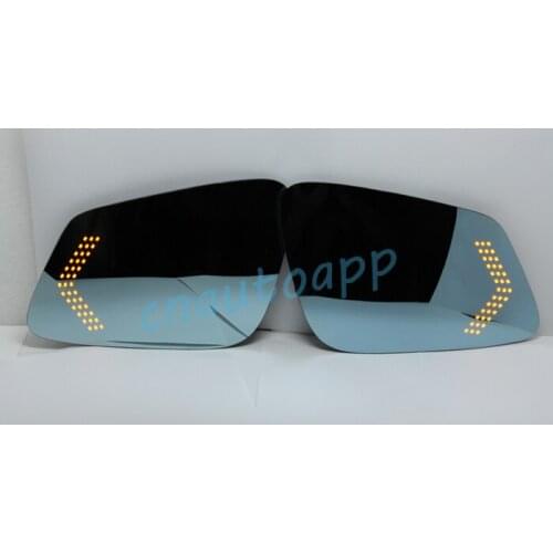 LED Steering Warning Rearview Blue Mirror For Volkswagen/Skoda/Mazda/KIA/Hyundai/Toyota/Mitsubishi/Peugeot etc