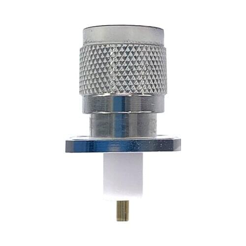 TNC-JFD Four-hole Flange Plate Can Be Fixed TNC Female Four-hole Plate TNC Through-wall Shell