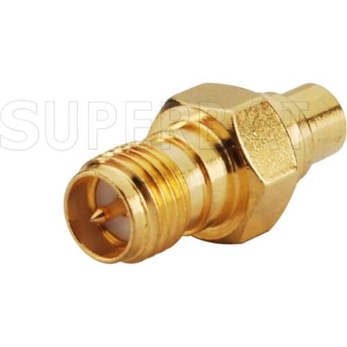 Superbat 5pcs SMA-MCX Adapter RP-SMA Jack to MCX Female Straight RF Adapter