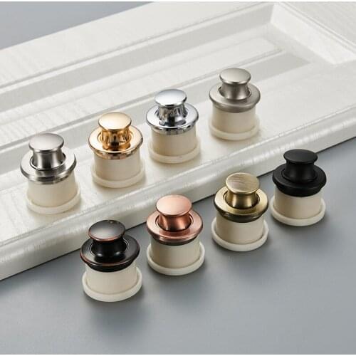 Embedded Furniture Handles Adjustable Spring Shake Knobs Tatami Drawer Cabinet Hidden Invisible Door Pulls Hardware Accessories