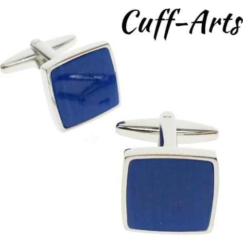 Cuffarts Cuff links For Mens Square Gemelos 2018 New Men Jewelry Tie Clip Cuff Links Gifts For Men Cufflinks C20014