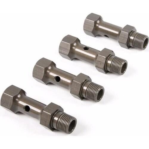 Hard Oxygen Double Wheels Shafts Set Fit for 1/5 Losi 5ive-t Rovan LT King Motor x2