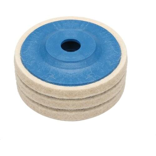 1/3pcs 4 Inch Wool Polishing Pads Buffing Angle Grinder Wheel Felt Polishing Disc Pad Set 100mm Woodworking Tools Accessories