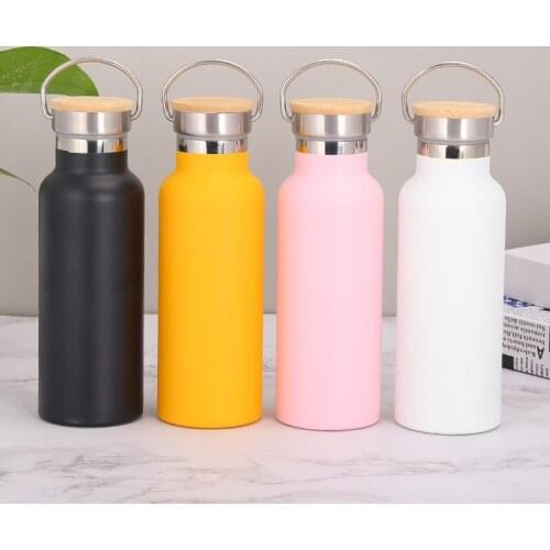 304 Stainless Steel Thermos Mug Steel Lid Outdoor Water Bottle Sports Kettle Insulated Water Cup With Portable Vacuum Flask