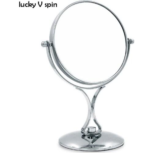 7.5 Inch Desktop Makeup Mirror 2-Face ABS Mirror 5X Magnifying Cosmetic Mirror LED bluetooth music mirror