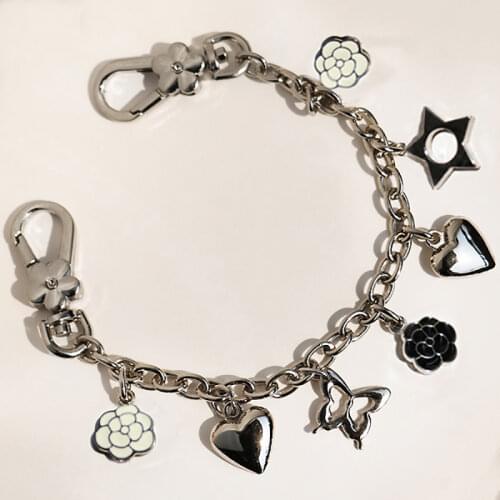 DIY 7mm Decoration Chains Short 25cm Silver Chains for Designer Bags, Purses, Clutches, Handbags Accessories Fashion Bag Charms