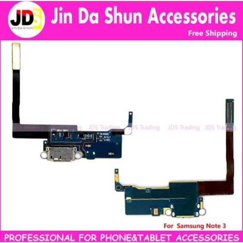 DHL JDS For Samsung Galaxy Note 3 N900 N9005 USB Dock Charging Port Charger Connector Flex Cable Board Microphone FLAT Ribbon