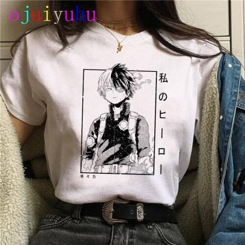 My Hero Academia Funny Cartoon T Shirt Men Boku No Hero Academia Anime T-shirt Himiko Toga Graphic Tshirt Manga Top Tees Male