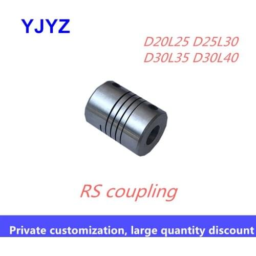 Free shipping RS aluminum alloy coupling winding elastic coupler D20L25 D25L30 D30L35 D30L40