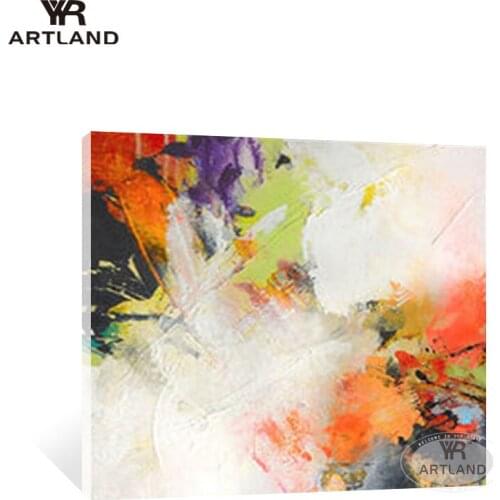 Best selling Handmade abstract oil painting on canvas colorful picture on the wall for living room background bedroom no framed