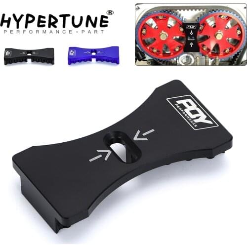 Hypertune - Aluminum Engine Cam Gear Lock Timing Belt Install For Mitsubishi Lancer 4G63 Dodge Kia HT-CGL02