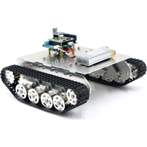 Crawler chassis kit app remote control CCD line inspection tank intelligent car STM32 Aduino