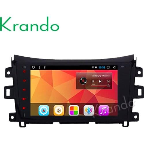 Krando Android 8.1 9" IPS ful Touch screen car Navigation system for Nissan NAVARA/ NP300 radio player gps multimedia player