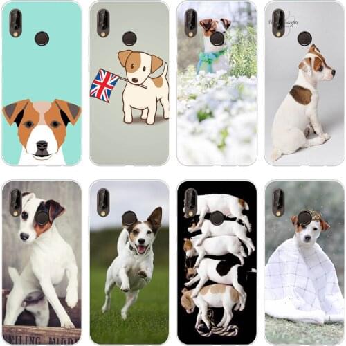39H jack russell terrier Soft Silicone Tpu Cover Case for huawei p 20 lite pro y6 2017 mate 10 lite