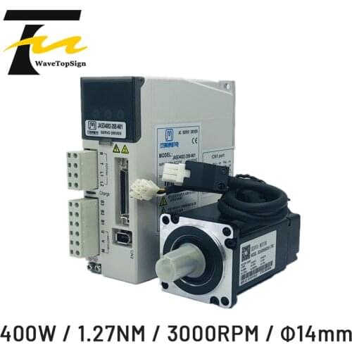 AC Servo Motor Driver Set JASD4002-20B+60JASM504230K-17BC 60JASM504230K-17BC-SC 400W 1.27NM 3000rpm