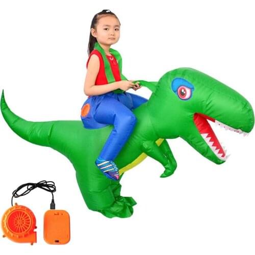 Inflatable Adults Children Riding Dinosaur Costume Masquerade Cosplay Wildlife Dropship
