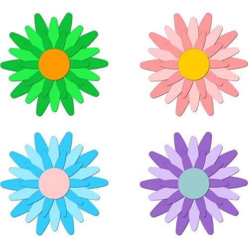 New Flower Wooden die Scrapbooking C-191-1 Cutting Dies