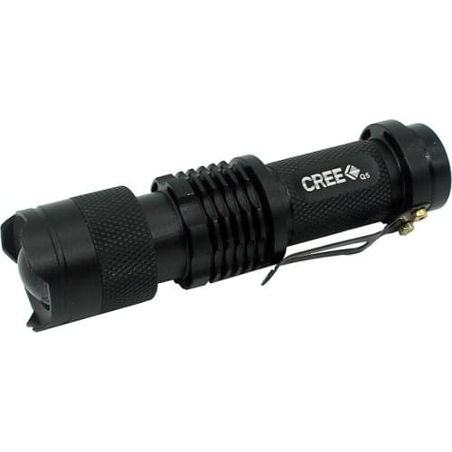 New Mini Flashlight 2000 Lumens CREE Q5 LED Torch AA/14500 Adjustable Zoom Focus Torch Lamp Penlight Waterproof For Outdoor