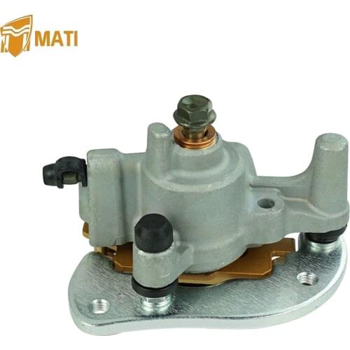 Front Left Brake Caliper Assembly for Yamaha Grizzly 550 700 YFM550 YFM700 Kodiak 700 Raptor 250 with Pads 3B4-2580T-02-00