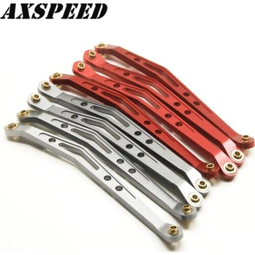AXSPEED Metal Alloy Upper and Lower Suspension Shift Link Rod Linkage for 1/10 RC Crawler AXIAL Wraith 90018 Upgrade Parts