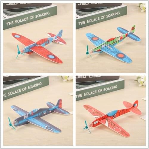 3pcs/set Hand Launch Throwing Glider Aircraft Inertial Foam Airplane Toy Plane Model Outdoor Toy Educational Toys Good quality