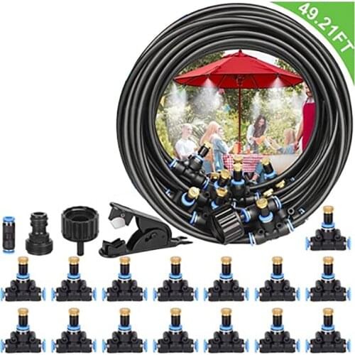 Trampoline Sprinkler PE Spray Pipe Set Spray Cooling Pipe Summer Outdoor Graden Sprinklers with Accessories Tools