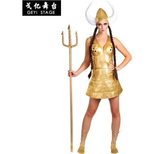 Medieval Egypt Princess Costumes New Egyptian Pharaoh Cosplay Masquerade Halloween Adult Women Costume Cleopatra Royal