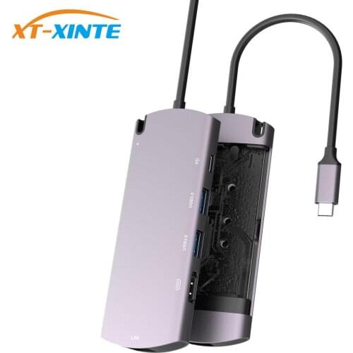 USB C HUB Type C to Multi USB 3.0 HUB HDMI-compatible Adapter Dock for MacBook Pro Huawei Mate 30 USB-C 3.1 Splitter