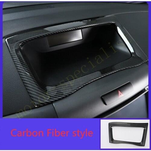 Carbon Fiber Inner Console GPS Navigation Cover For Honda CRV CR-V 2012-2016