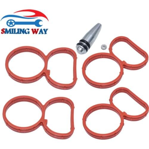 Intake Manifold Swirl Flap Plug Blank Removal Gasket Seal 11618507239 For BMW E81 E82 E87 E88 E90 E93 E91 E92 E84 E83 X1 X3
