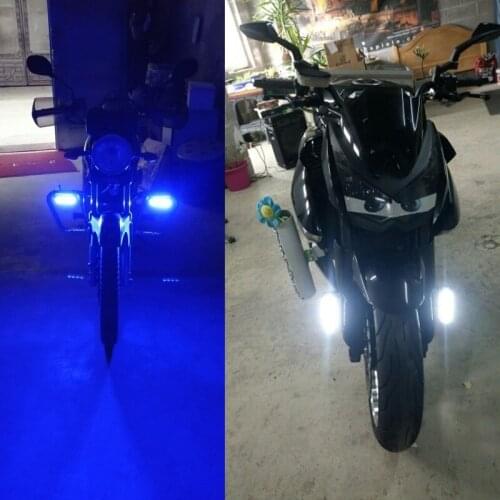 Universal Motos running light Front Aux strobe fog light Motorcycle Emergency flash driving light safety warning Patrol light