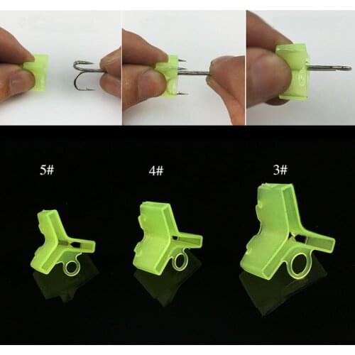 50Pcs Fishing Treble Hooks Jig Covers Case Bonnets Protector Durable New