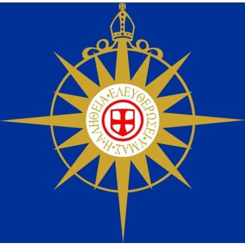 Anglican Rose Flag 120X120cm (4x4FT) 120g 100D Polyester Double Stitched High Quality Free Shipping