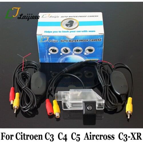 Car Wireless Parking Camera For Citroen C3 C4 C5 Aircross C6 C8 C3-XR / RCA AUX HD Night Vision Auto Rear View Reverse Camera