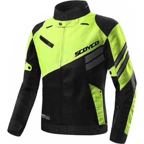 Free shipping 1pcs Men Motorcycle Racing Suits Motorcycle Jacket Night Reflective Clothes with 5pcs pads